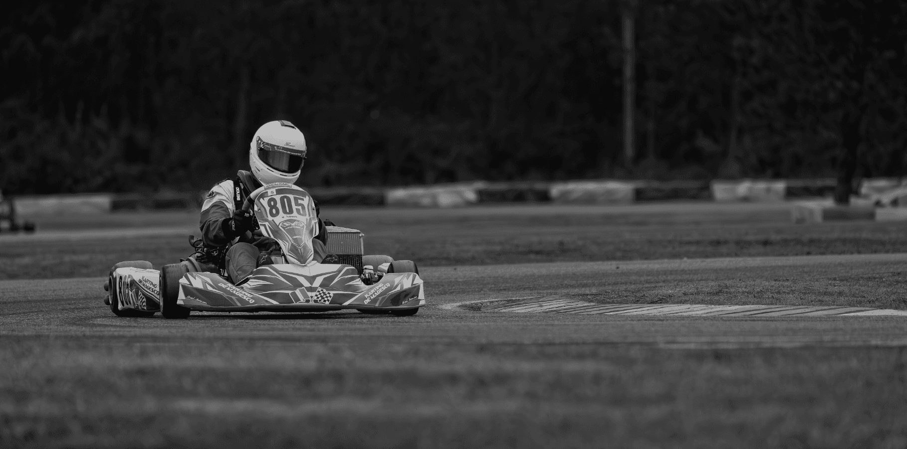 Kart on track